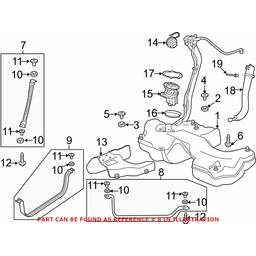 Audi Fuel Tank Strap - Driver Side 8W0201653G